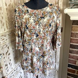 Buckle Daytrip Flutter Sleeve Blouse XL NWT